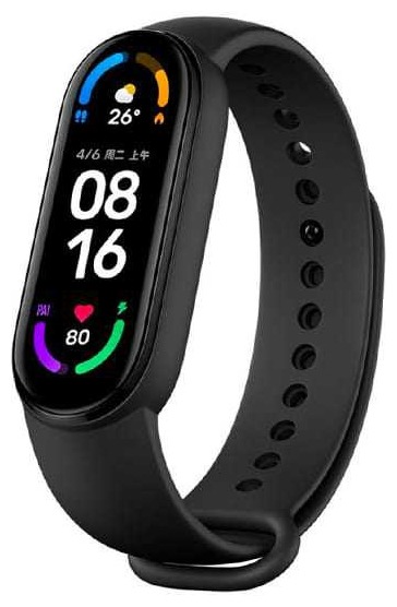 Фитнес браслет Xiaomi Mi Band 6, черный фото 1